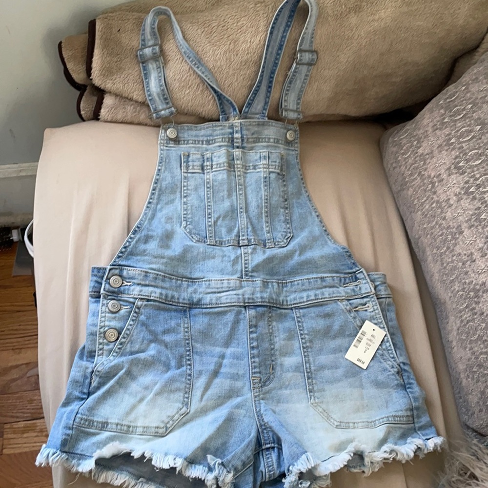 Aeropostale Overall Shorts S NWT